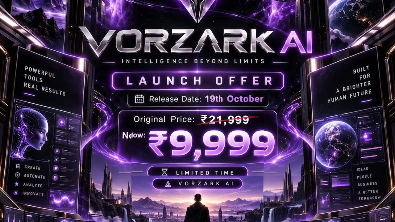 Scene 1: Vorzark AI Launch Offer